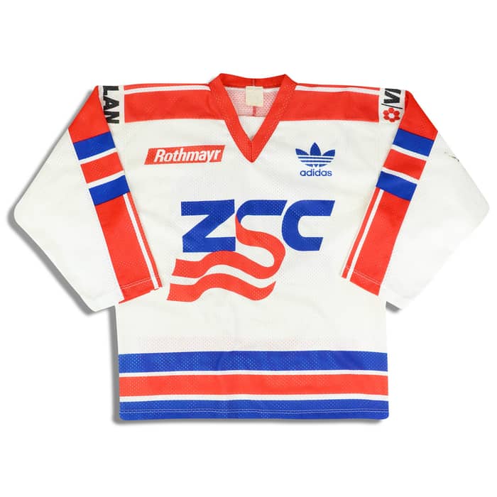 1990-91 ZSC Lions Enrico #22 adidas Jersey (Home) L