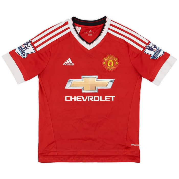 2015-16 Manchester United Home Shirt Mata #8 - 6/10 - (M.Boys)