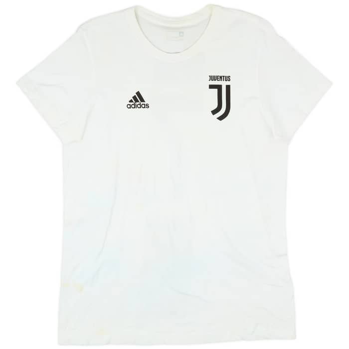 2018-2019 Juventus adidas Cotton Tee - 7/10 - (L)