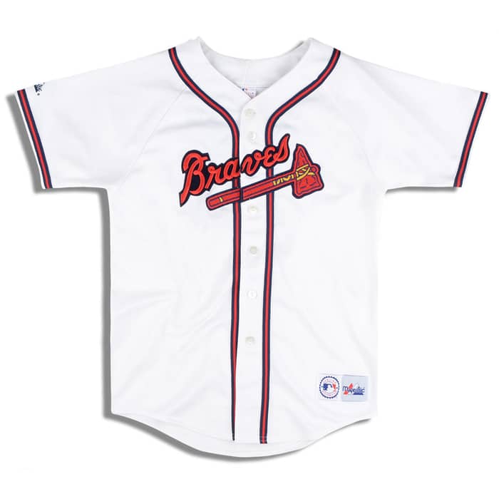 2005-09 Atlanta Braves C. Jones #10 Majestic Jersey (Home) Y
