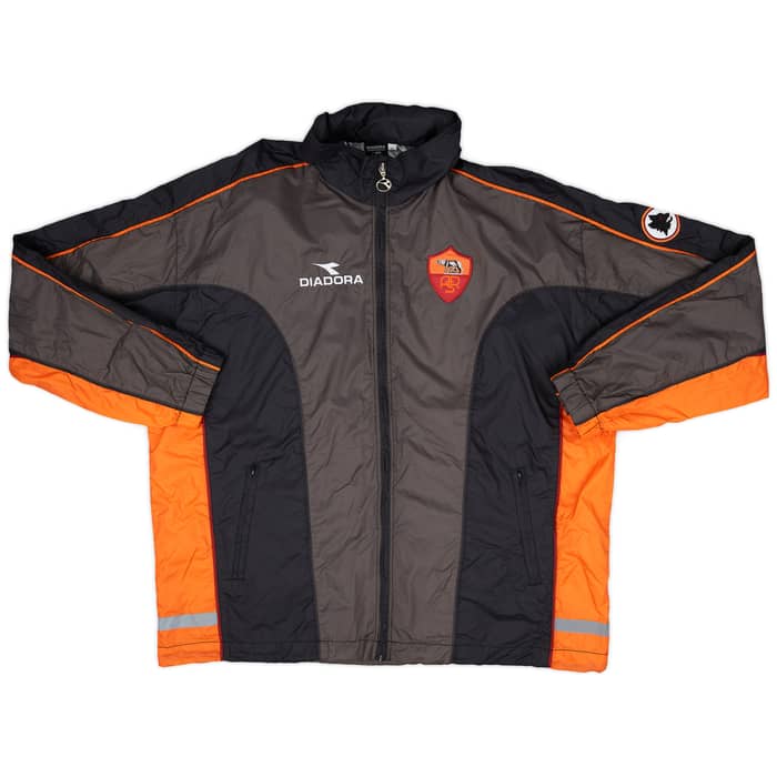 1998-99 Roma Diadora Hooded Rain Jacket - 8/10 - (XL)