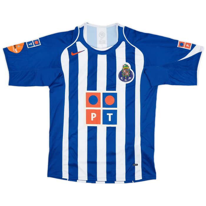 2004-05 Porto Home Shirt Deco #10 - 7/10 - (S)