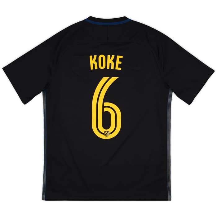 2016-17 Atletico Madrid Away Shirt Koke #6 - 6/10 - (M)