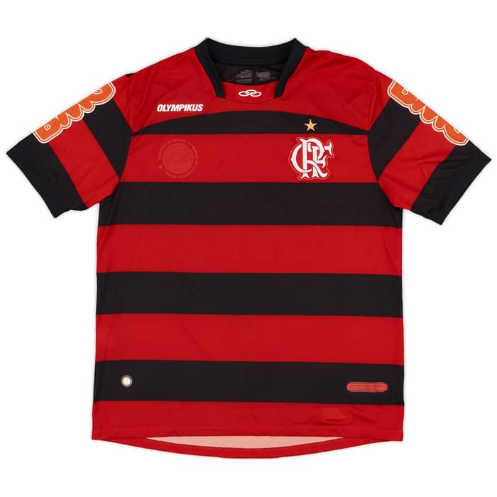 2011-12 Flamengo Home Shirt Ronaldinho #10 - 5/10 - (M)