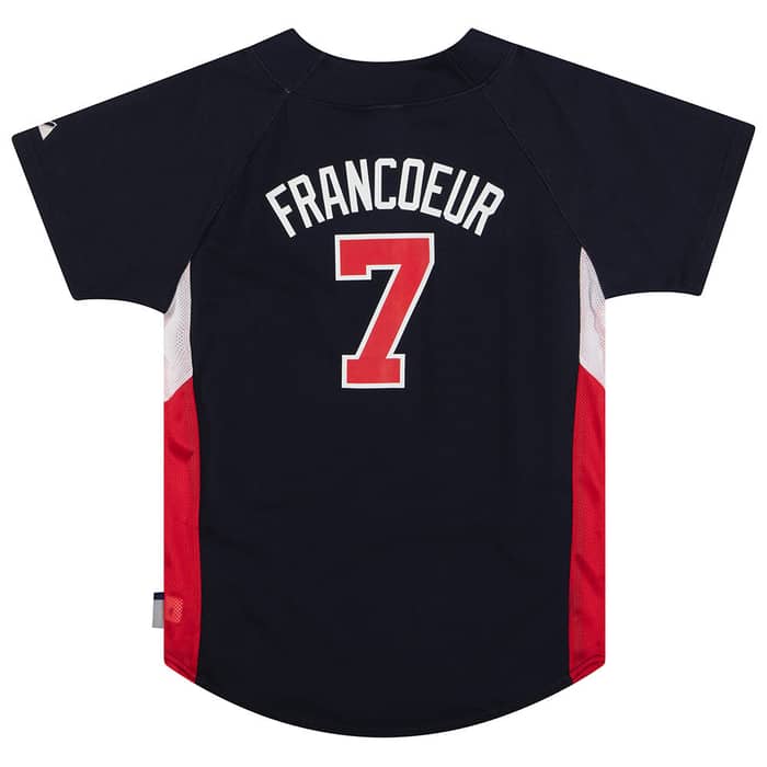2007-09 Atlanta Braves Francoeur #7 Majestic Practice Jersey Y