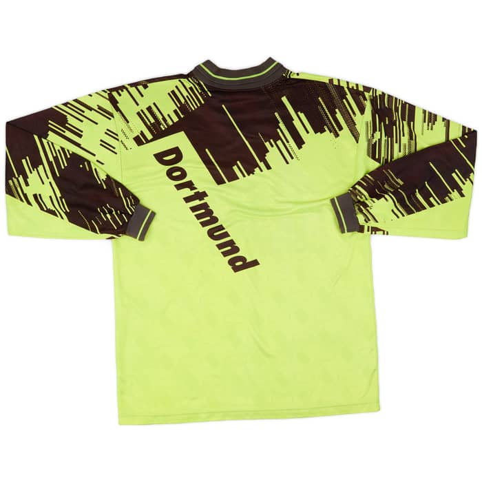 1993-94 Borussia Dortmund Home L/S Shirt - 6/10 - (L)
