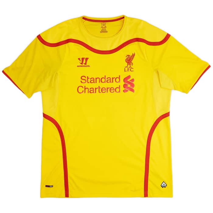 2014-15 Liverpool Away Shirt Gerrard #8 - 7/10 - (XL)