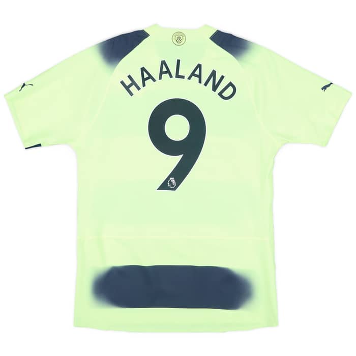 2022-23 Manchester City Player Issue Third Shirt Haaland #9 (M)