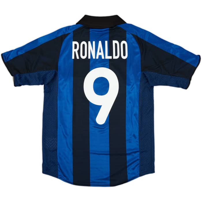 2001-02 Inter Milan Home Shirt Ronaldo #9 (S)