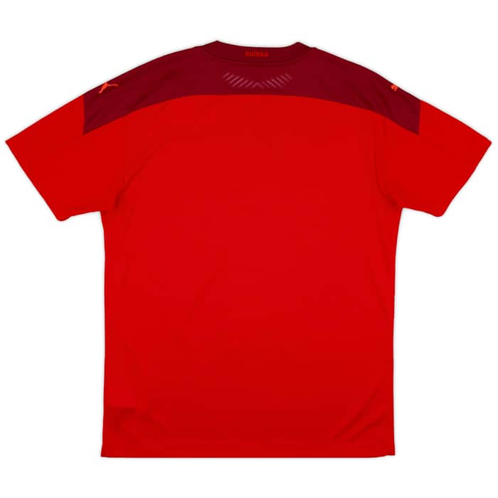 2020-21 Switzerland Player Issue Home Shirt