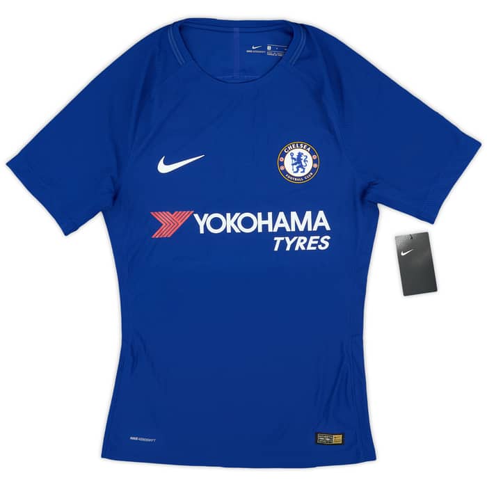 2017-18 Chelsea Player Issue Signed Home Shirt Kante #7