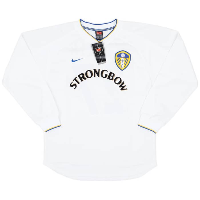 2000-02 Leeds United Home L/S Shirt Fowler #27 (S)