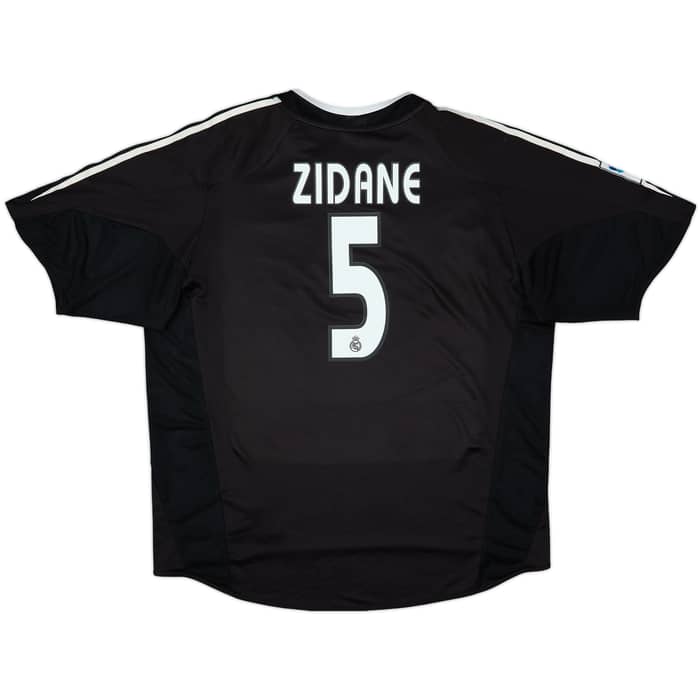 2004-05 Real Madrid Away Shirt Zidane #5 - 7/10 - (XL)
