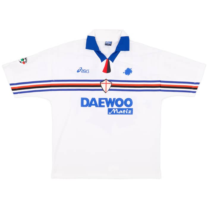 1998-99 Sampdoria Match Issue Away Shirt Pecchia #7