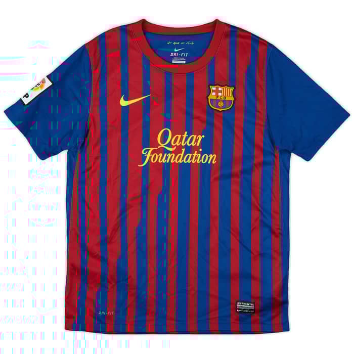 2011-12 Barcelona Home Shirt - 9/10 - (L.Boys)