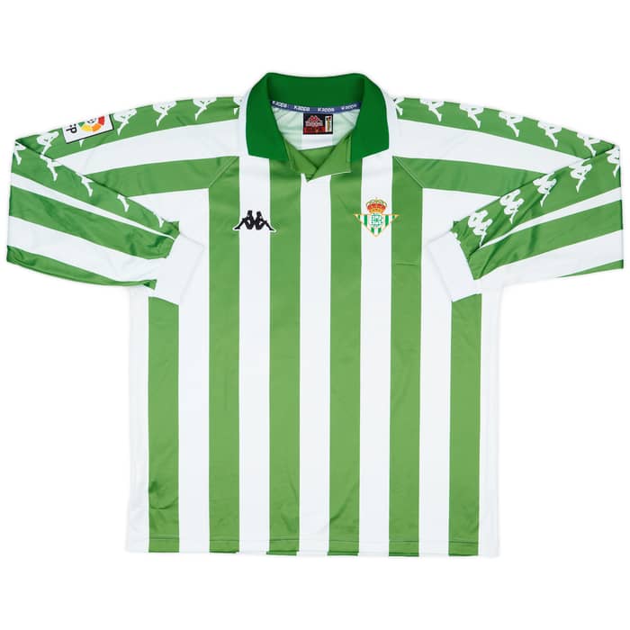 2000-01 Real Betis Match Issue Home L/S Shirt T. Mestre #24