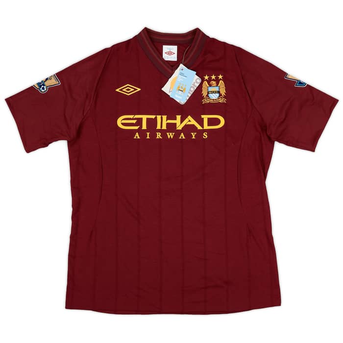 2012-13 Manchester City Away Shirt Kompany #4 (XL)