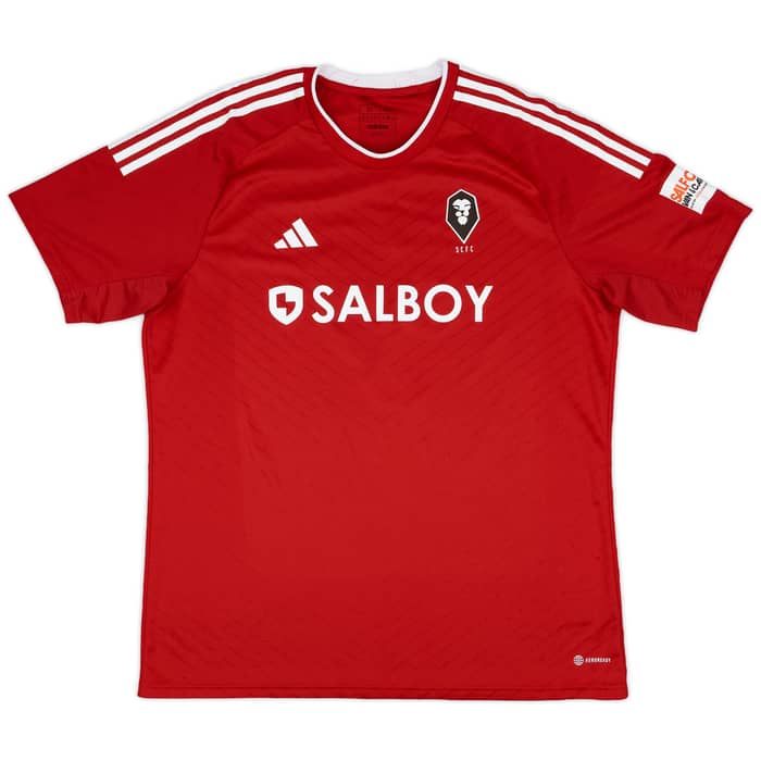 2023-24 Salford City Match Issue Home Shirt #9