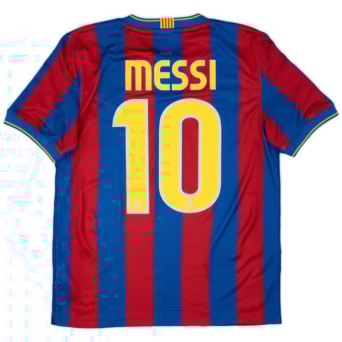 2009-10 Barcelona Home Shirt Messi #10 - 7/10 - (S)