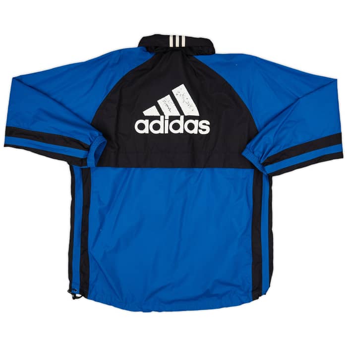 1996-97 Schalke adidas Hooded Rain Jacket - 5/10 - (XL)