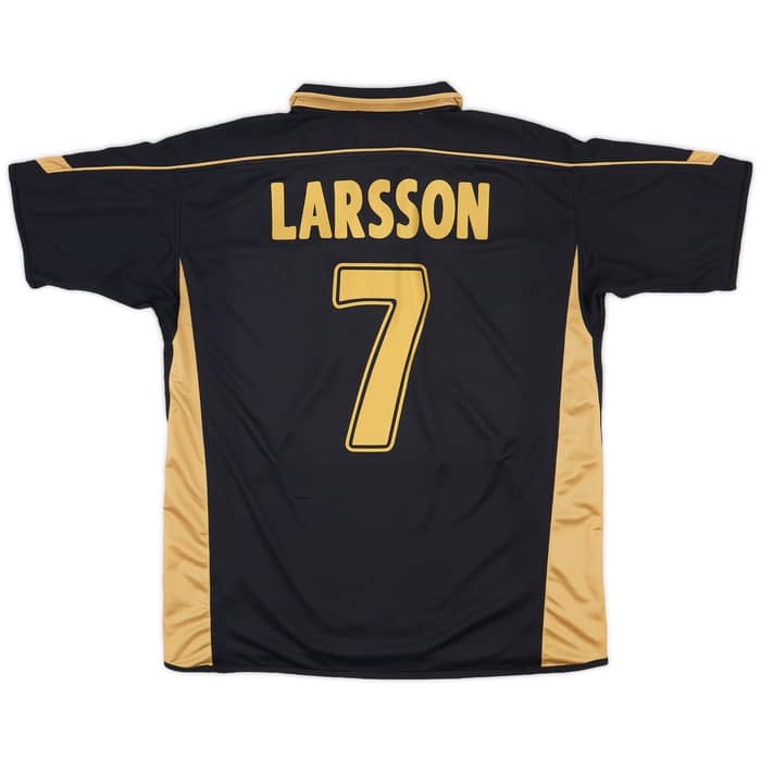 2003-04 Celtic Away Shirt Larsson #7 - 6/10 - (XL)