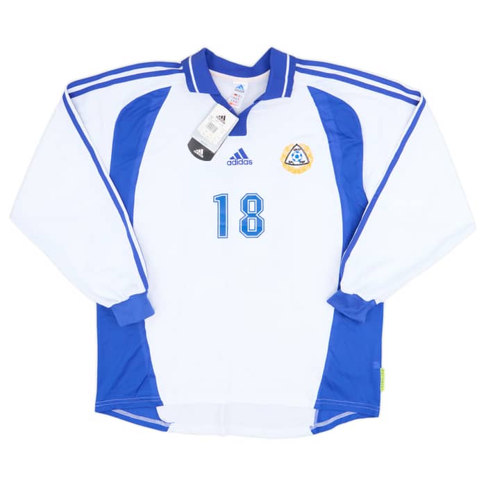 2000-02 Finland Player Issue Home L/S Shirt #18 (XL)