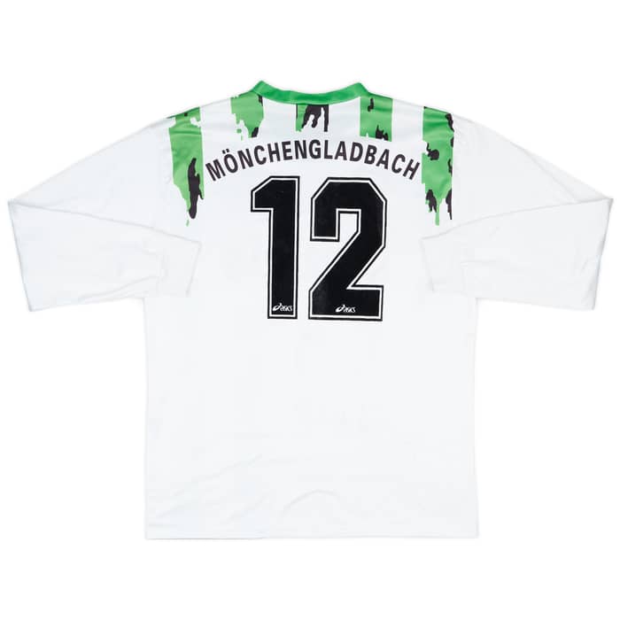 1994-95 Borussia Monchengladbach Match Issue Home L/S Shirt #12