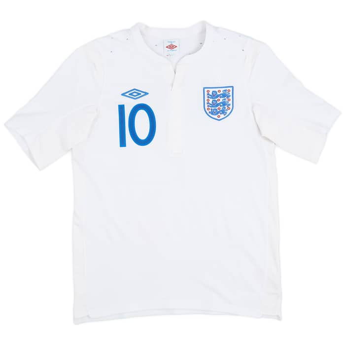 2010-11 England Home Shirt Rooney #10 - 7/10 - (S)