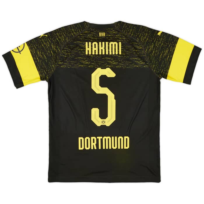 2018-19 Borussia Dortmund Away Shirt Hakimi #5 - 8/10 - (M)