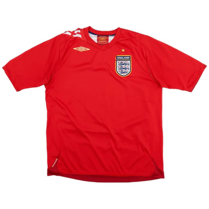 2006-08 England Away Shirt Gerrard #4 - 4/10 - (L)
