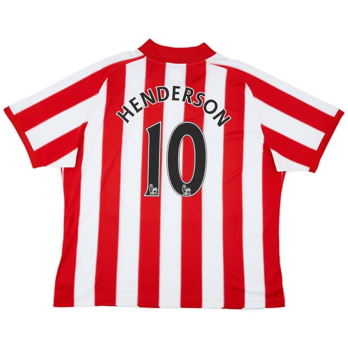 2010-11 Sunderland Home Shirt Henderson #10 - 5/10 - (XXL)