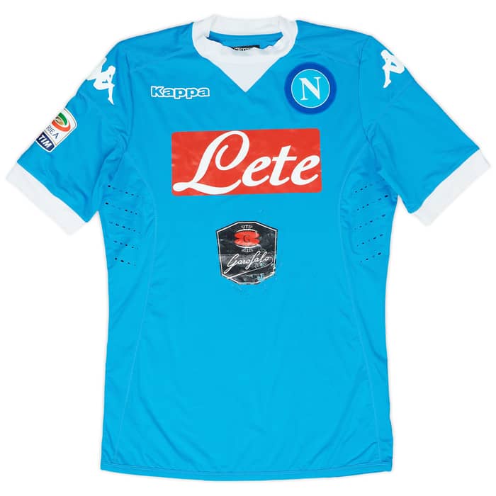 2015-16 Napoli Match Issue Home Shirt Callejon #7
