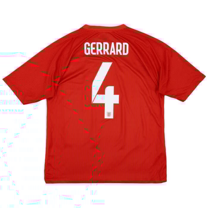 2014-15 England Away Shirt Gerrard #4 - 6/10 - (XL)