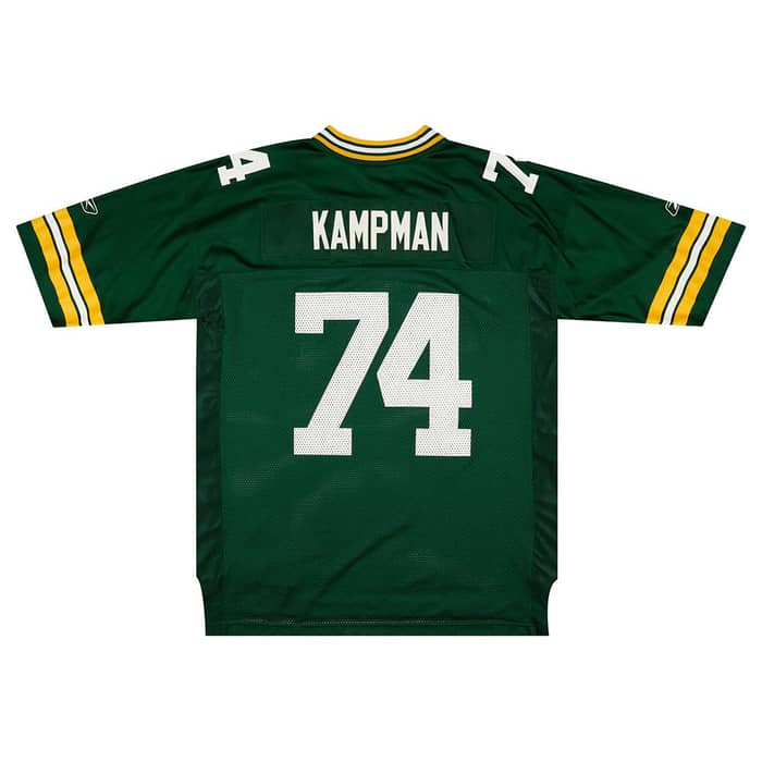 2007 Green Bay Packers Kampman #74 Reebok On Field Jersey (Home) XL