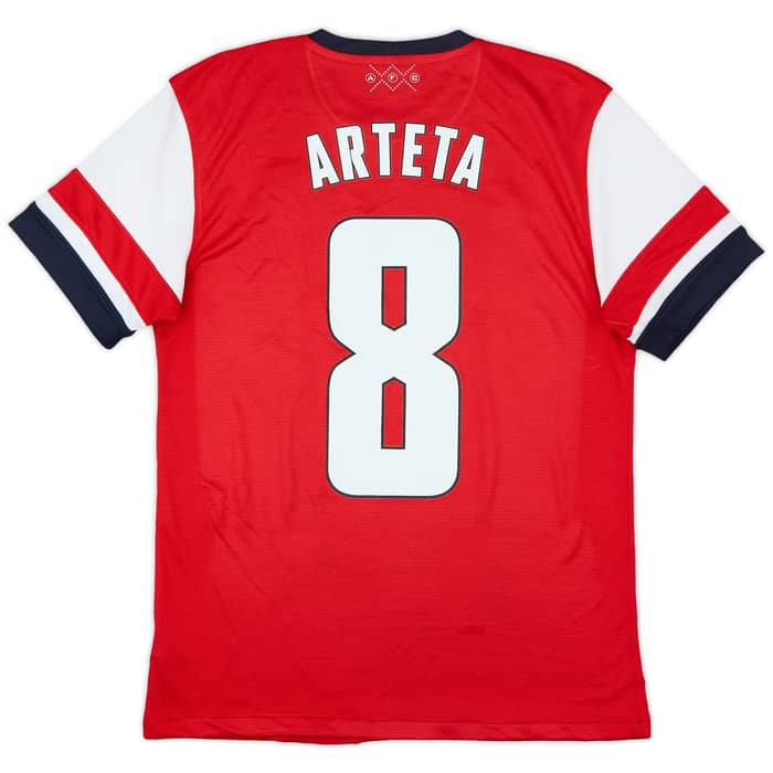 2012-14 Arsenal Home Shirt Arteta #8 - 5/10 - (S)