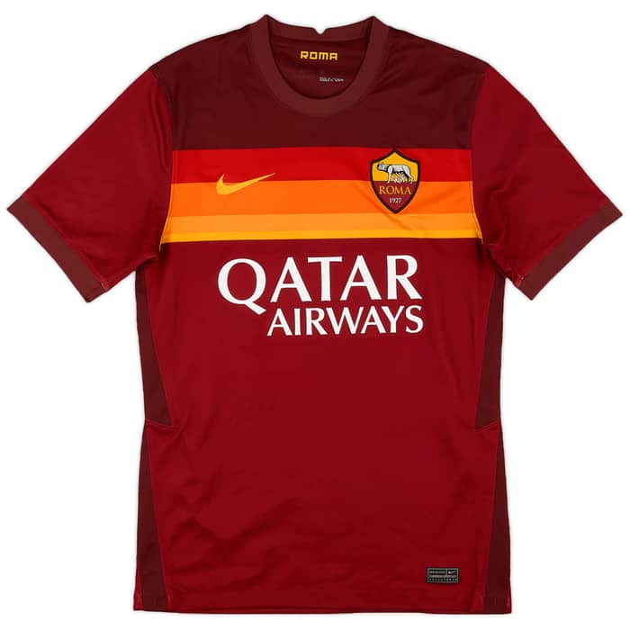 2020-21 Roma Home Shirt Dzeko #9 - 8/10 - (S)