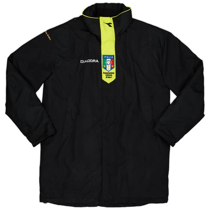 2007-09 Italy Referee Diadora Padded Bench Coat - 7/10 - (M)