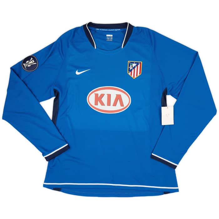 2007-08 Atletico Madrid Player Issue Away L/S Shirt Reyes #17 (XL)