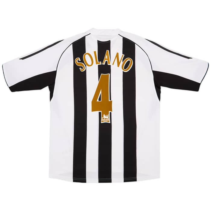 2005-07 Newcastle Home Shirt Solano #4 - 7/10 - (L)