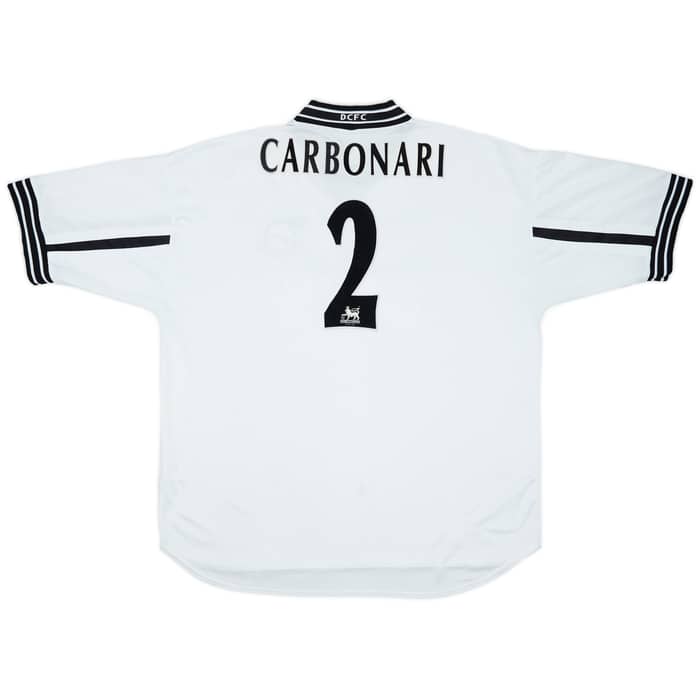 1999-01 Derby County Home Shirt Carbonari #2 - 8/10 - (XL)