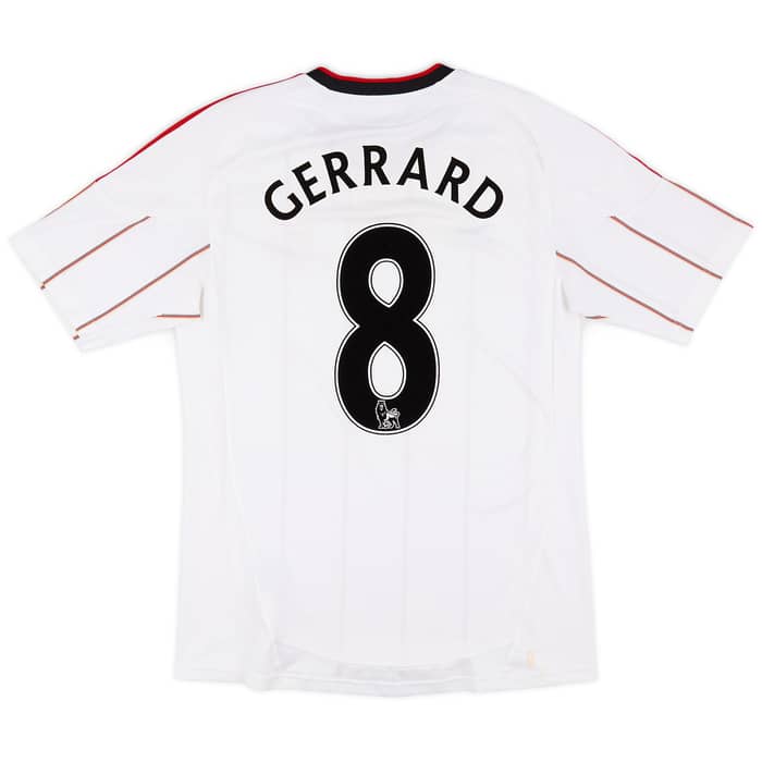 2010-11 Liverpool Away Shirt Gerrard #8 - 7/10 - (M)