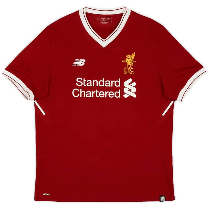 2017-18 Liverpool 125 Years Home Shirt Virgil #4 - 6/10 - (L)