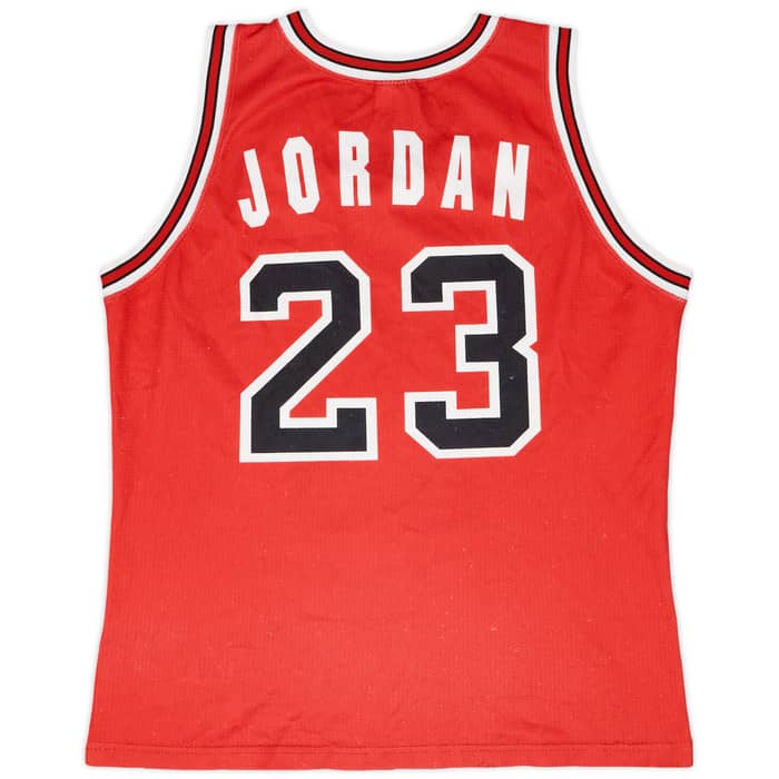 1991-98 Chicago Bulls Jordan #23 Champion Away Jersey - 7/10 - (S)