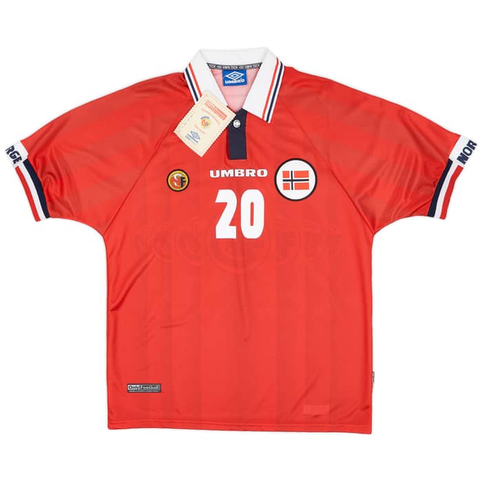 1998-00 Norway Home Shirt Solskjaer #20 (L)