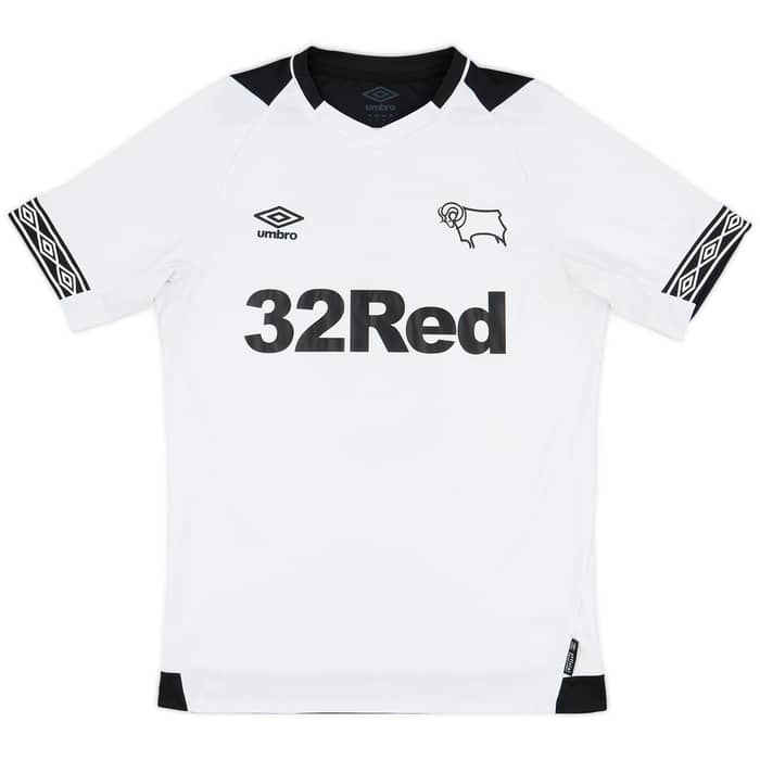 2018-19 Derby County Home Shirt Mount #8 - 9/10 - (S)