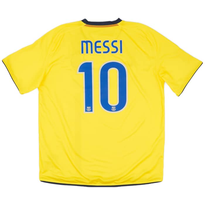2008-10 Barcelona Away Shirt Messi #10 - 7/10 - (XL)