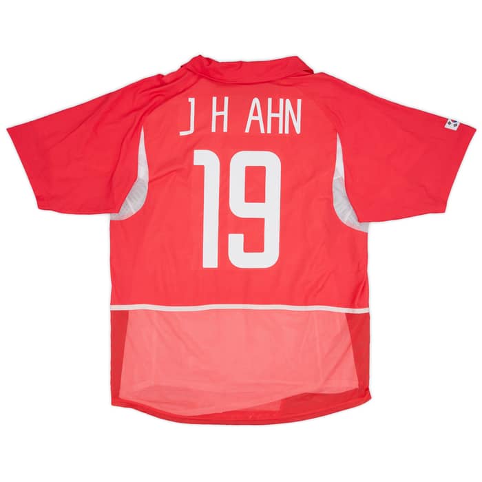 2002-03 South Korea Player Issue Home Shirt J.H.Ahn #19 - 8/10 - (XL)