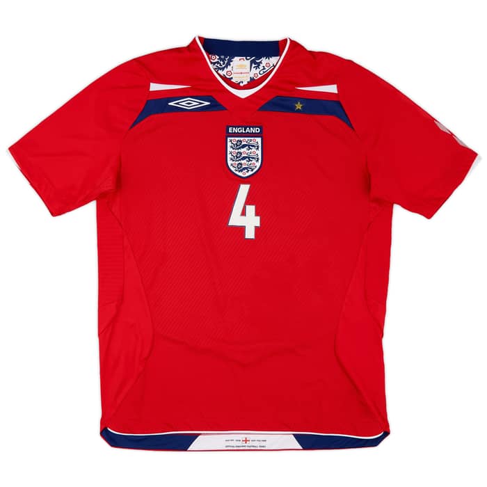 2008-10 England Away Shirt Gerrard #4 - 8/10 - (L)