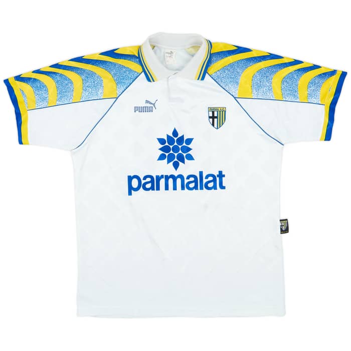 1995-97 Parma Home Shirt Zola #10 - 6/10 - (XL)