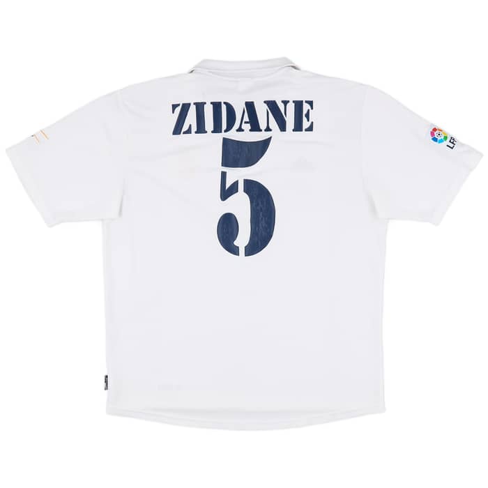 2001 Real Madrid Home Shirt Zidane #5 - 5/10 - (XL)